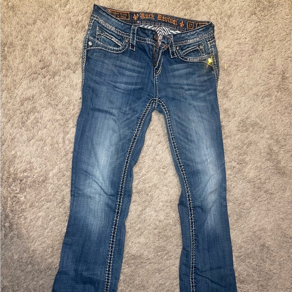 Rock Revival Blue Boot Cut Women's Jeans